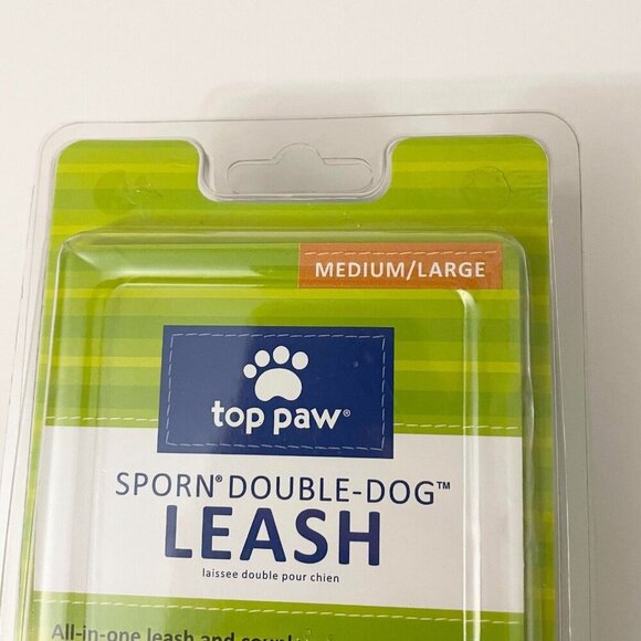 Top Paw Sporn Double Dog Leash Medium/Large - Picture 4 of 16